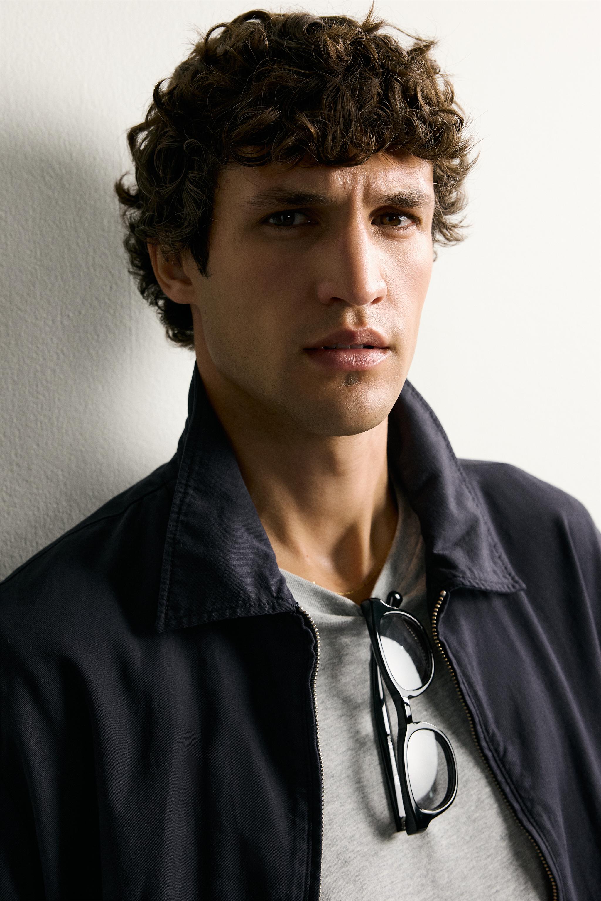 REGULAR FIT ZIP-UP OVERSHIRT